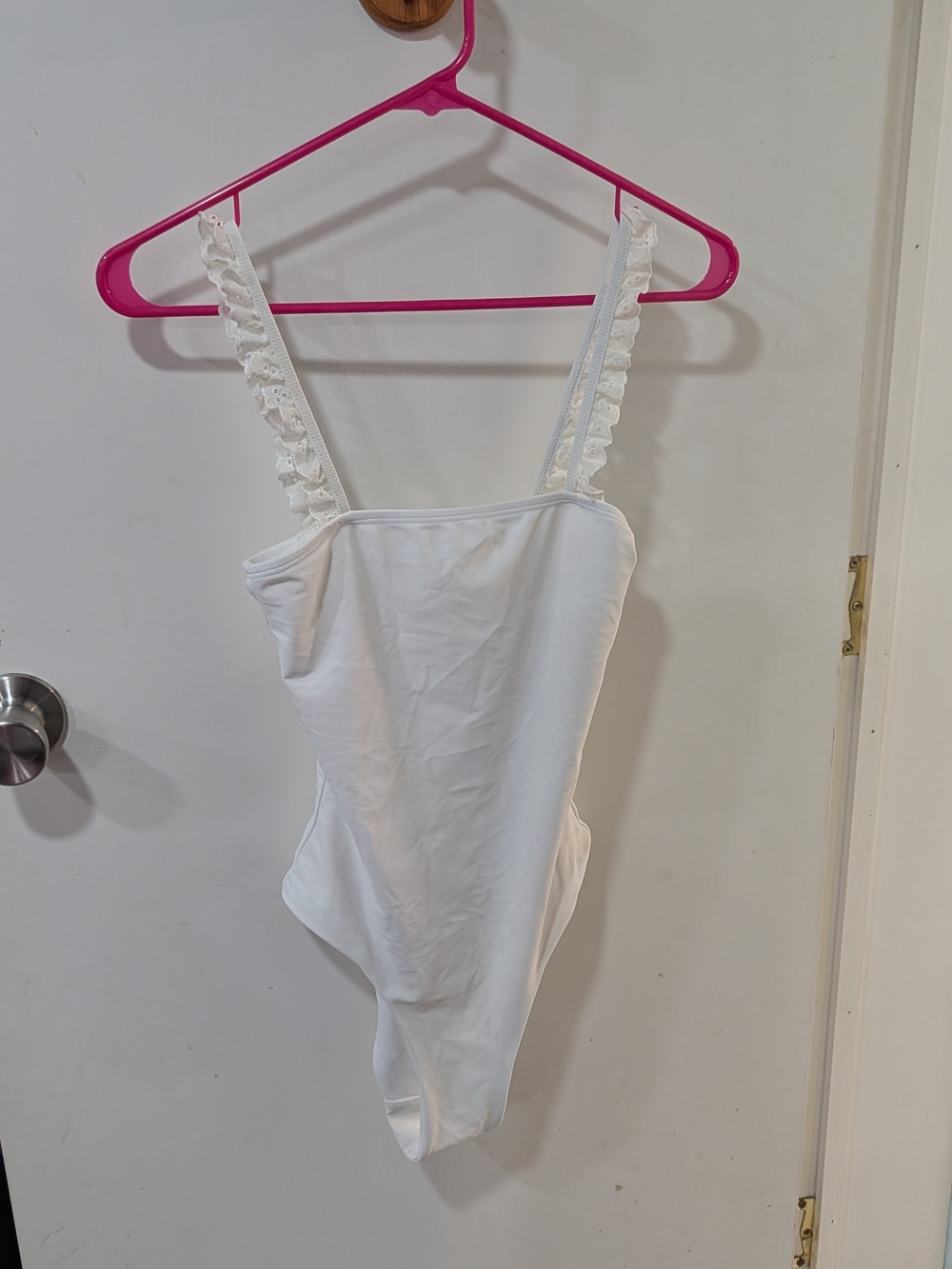 KAOHS White Lace-Trim One-Piece